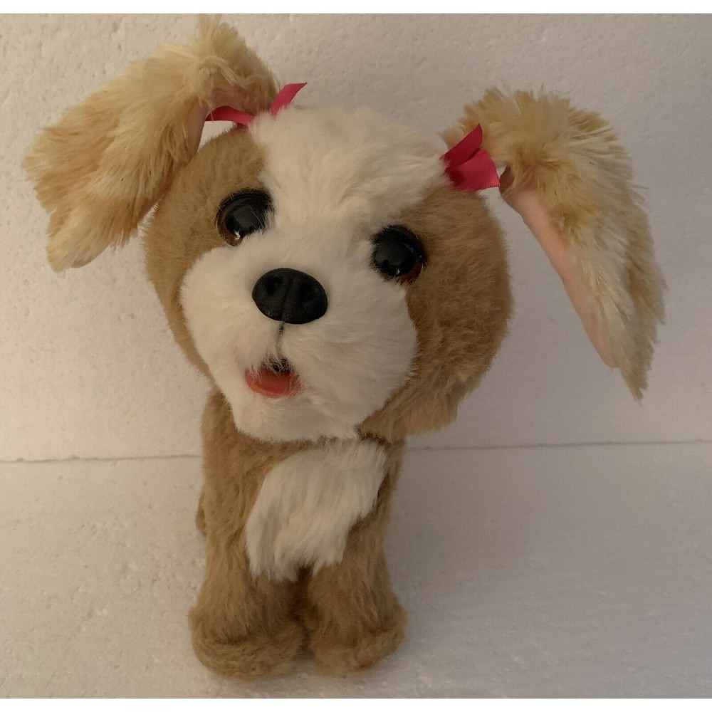 FurReal Friends Bouncy My Happy To See Me Pup Interactive Stuffed Dog WORKS